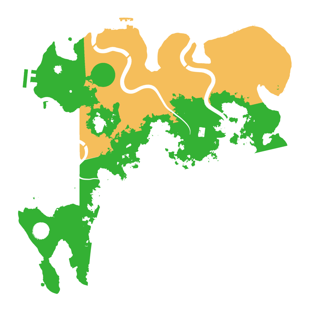 Biome Rust Map: Procedural Map, Size: 3500, Seed: 22149615