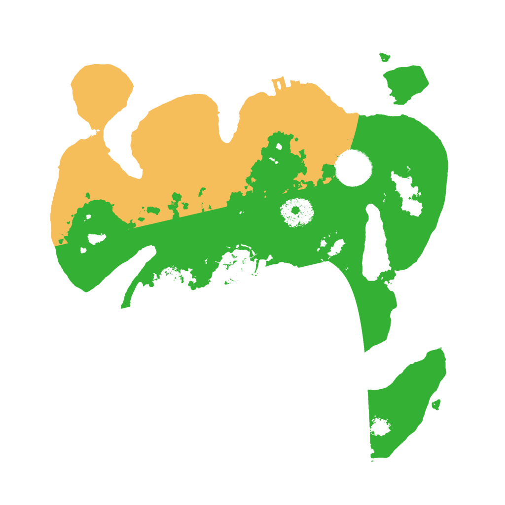 Biome Rust Map: Procedural Map, Size: 2500, Seed: 123783