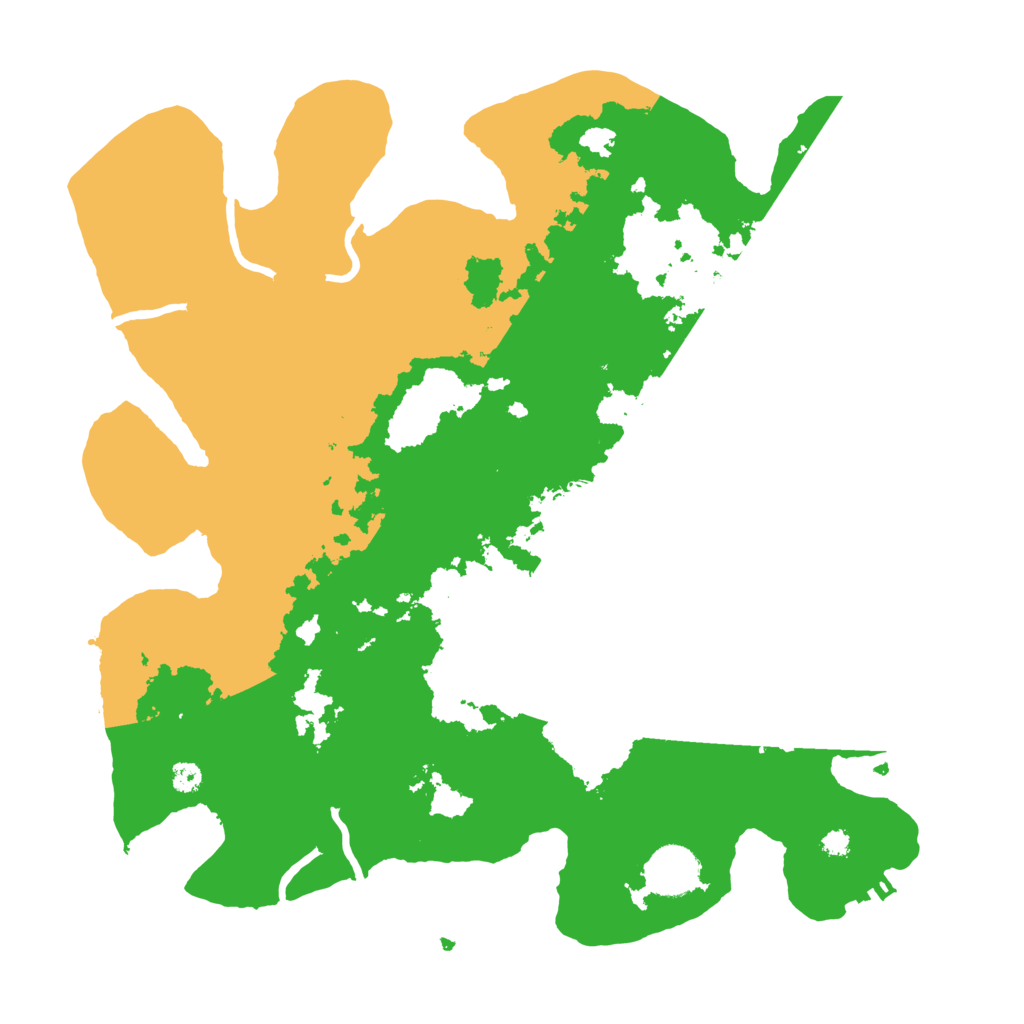 Biome Rust Map: Procedural Map, Size: 3500, Seed: 38618975