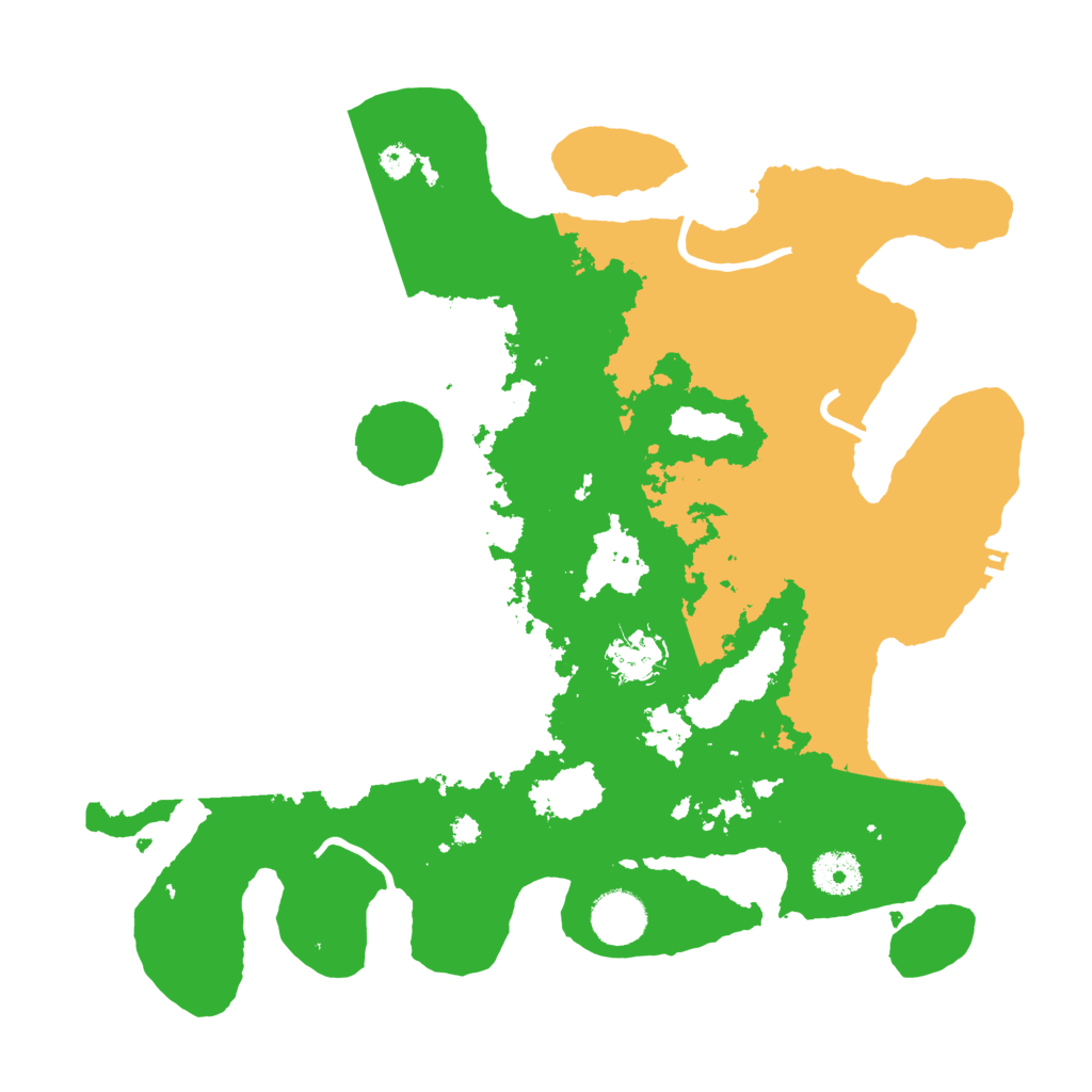 Biome Rust Map: Procedural Map, Size: 3500, Seed: 8052022