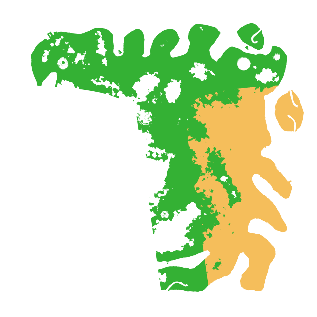 Biome Rust Map: Procedural Map, Size: 4300, Seed: 12379