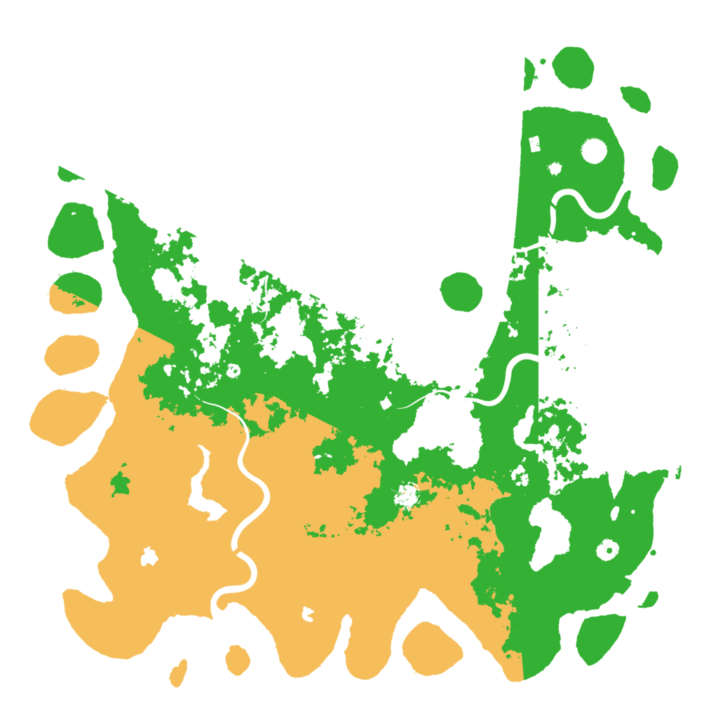 Biome Rust Map: Procedural Map, Size: 5000, Seed: 255587556