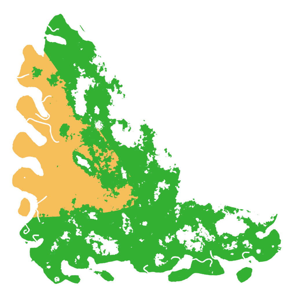 Biome Rust Map: Procedural Map, Size: 6000, Seed: 3242