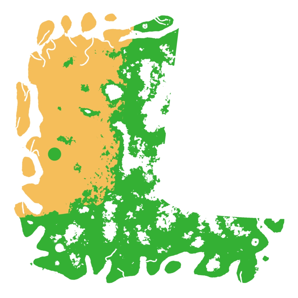 Biome Rust Map: Procedural Map, Size: 6000, Seed: 177954629