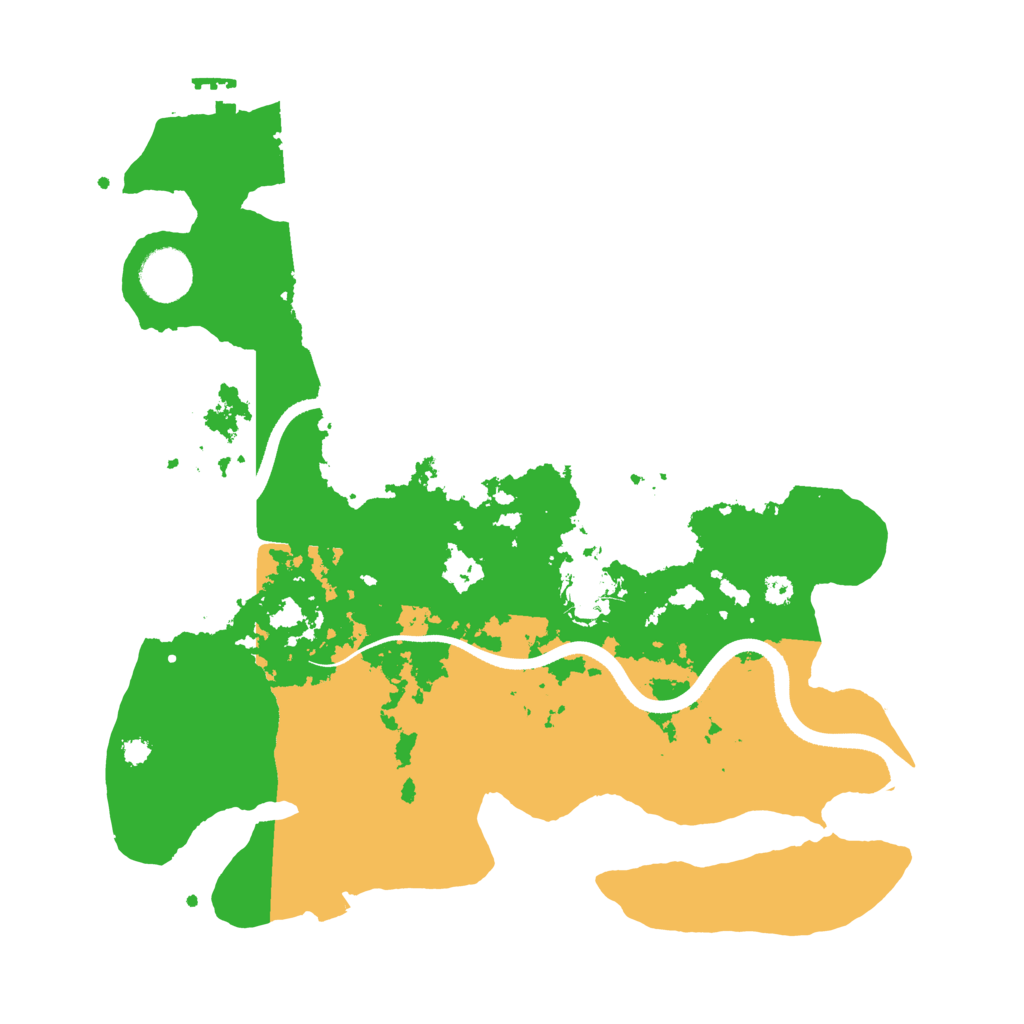 Biome Rust Map: Procedural Map, Size: 3500, Seed: 1427266295