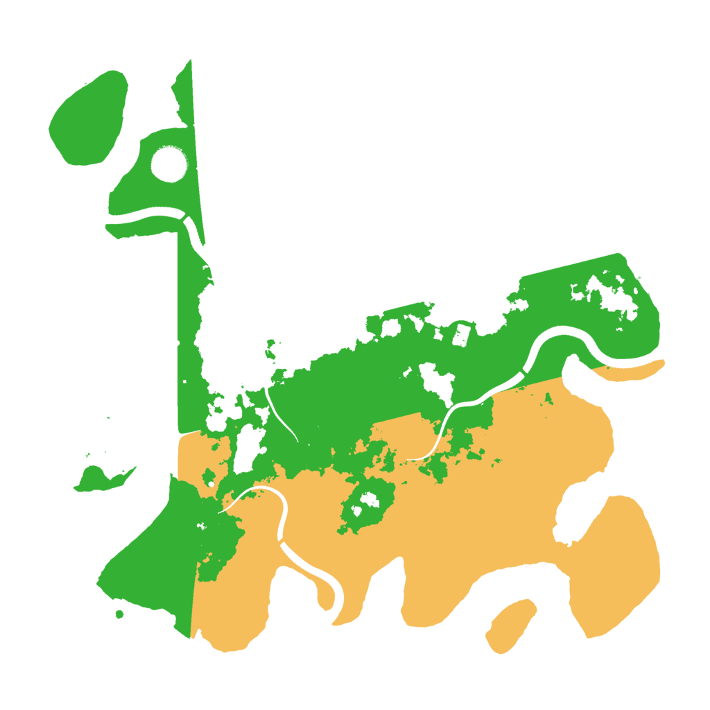 Biome Rust Map: Procedural Map, Size: 3500, Seed: 1734086008