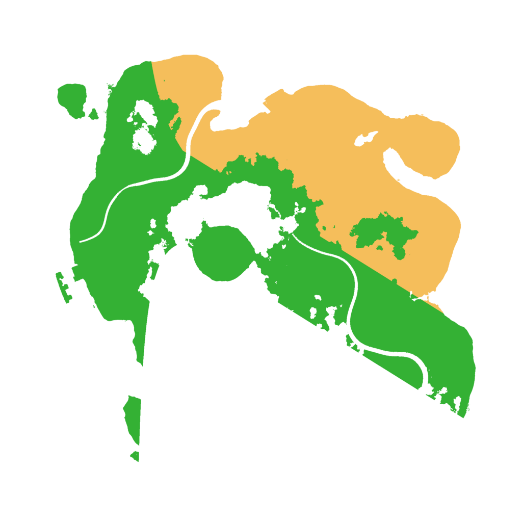 Biome Rust Map: Procedural Map, Size: 2500, Seed: 2082013159