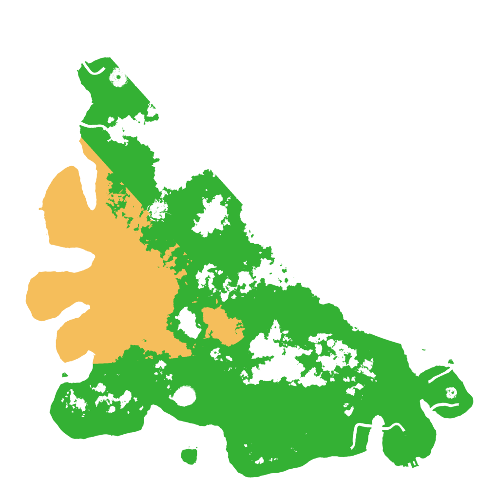 Biome Rust Map: Procedural Map, Size: 4500, Seed: 1378365