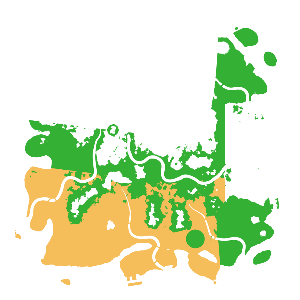 Biome Rust Map: Procedural Map, Size: 4250, Seed: 602063711