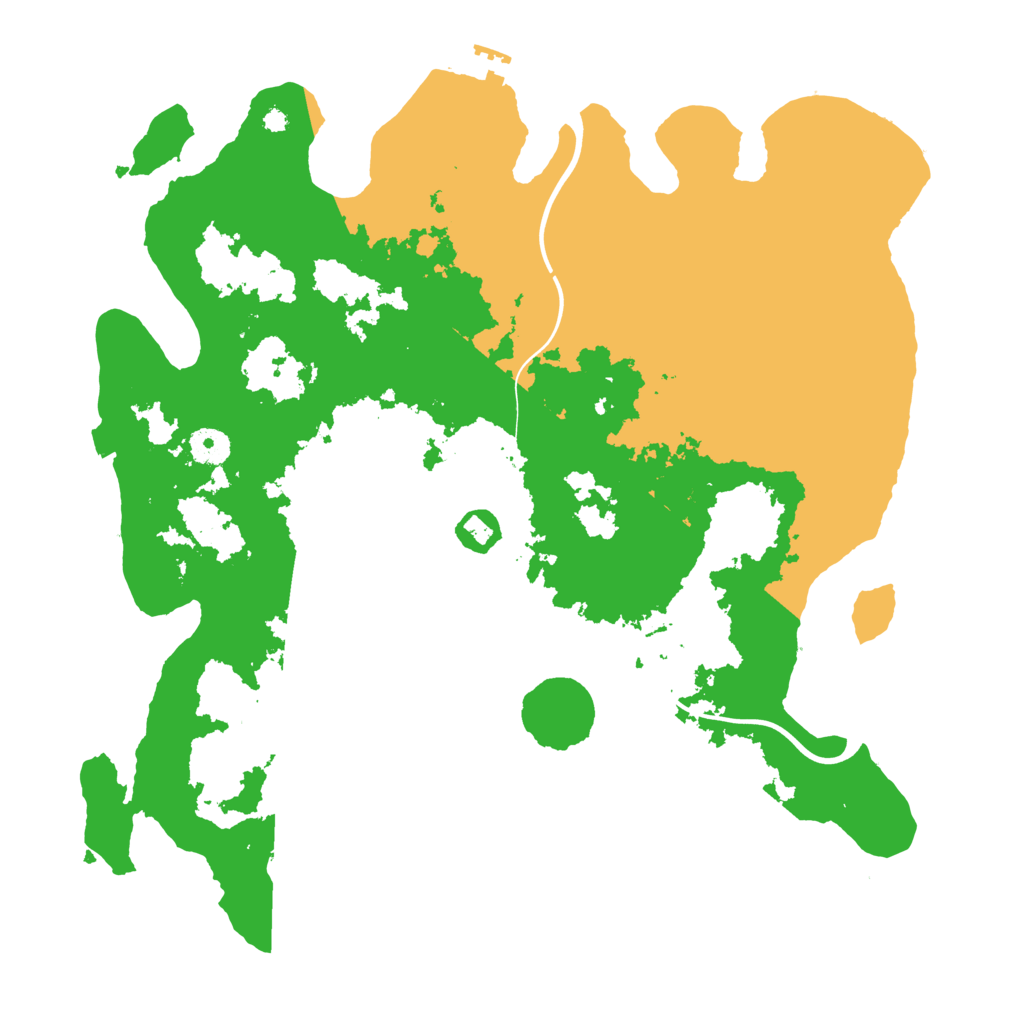 Biome Rust Map: Procedural Map, Size: 3950, Seed: 116285446