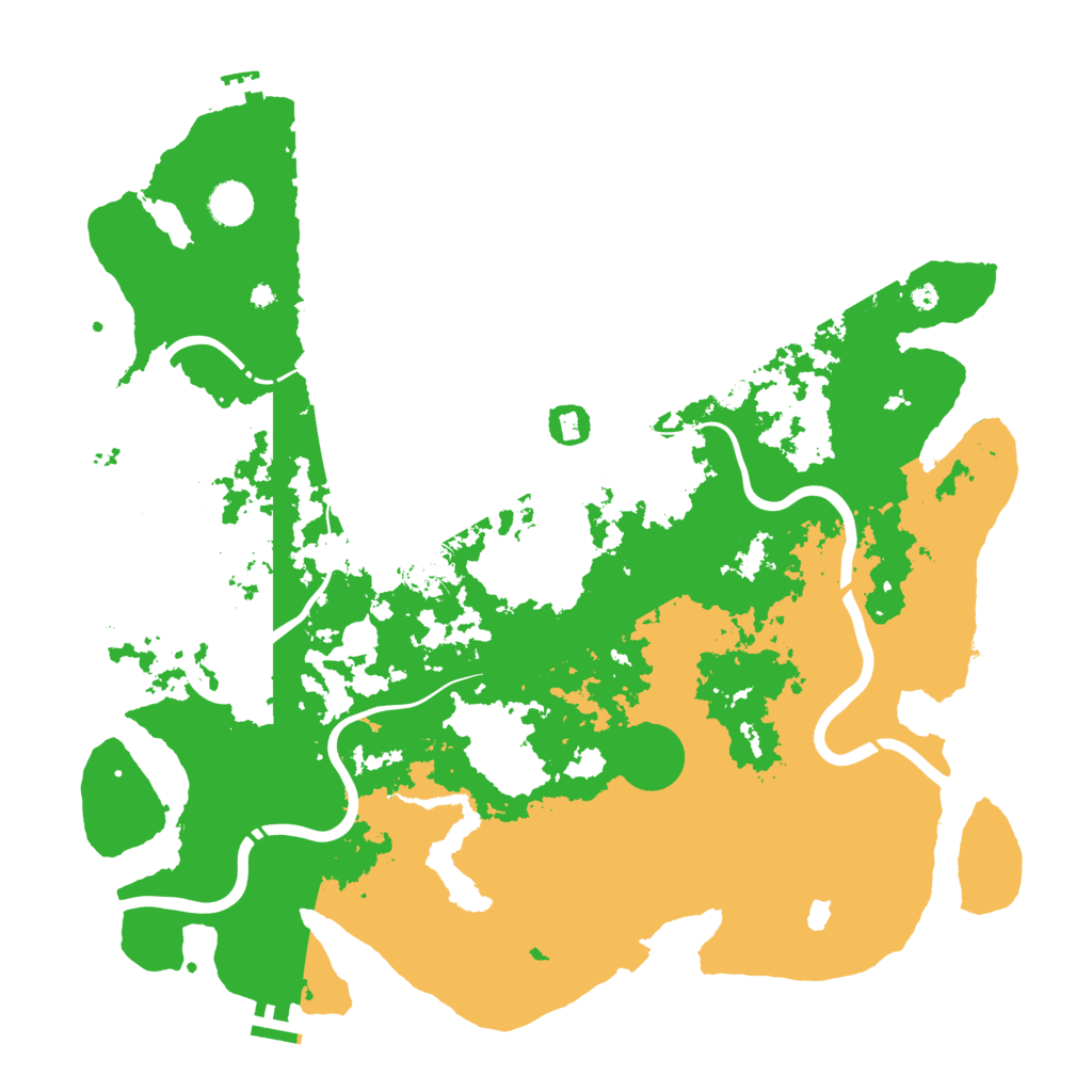 Biome Rust Map: Procedural Map, Size: 4300, Seed: 1390781074