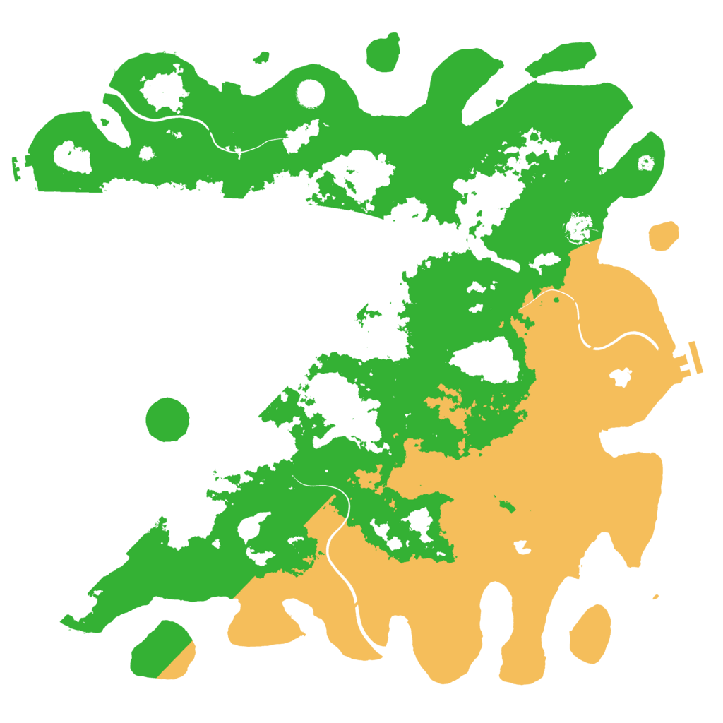 Biome Rust Map: Procedural Map, Size: 4500, Seed: 12934