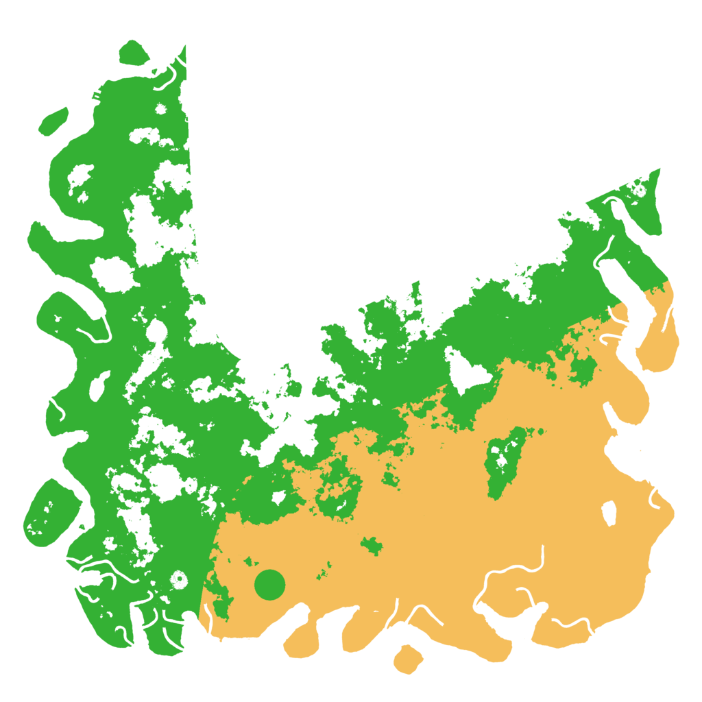 Biome Rust Map: Procedural Map, Size: 6000, Seed: 327397