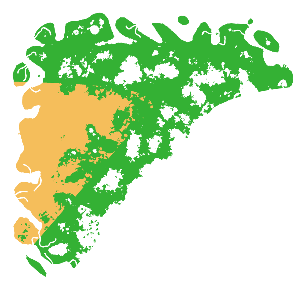 Biome Rust Map: Procedural Map, Size: 6000, Seed: 935508