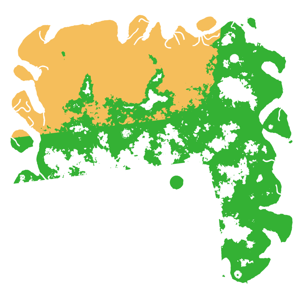 Biome Rust Map: Procedural Map, Size: 6000, Seed: 140055