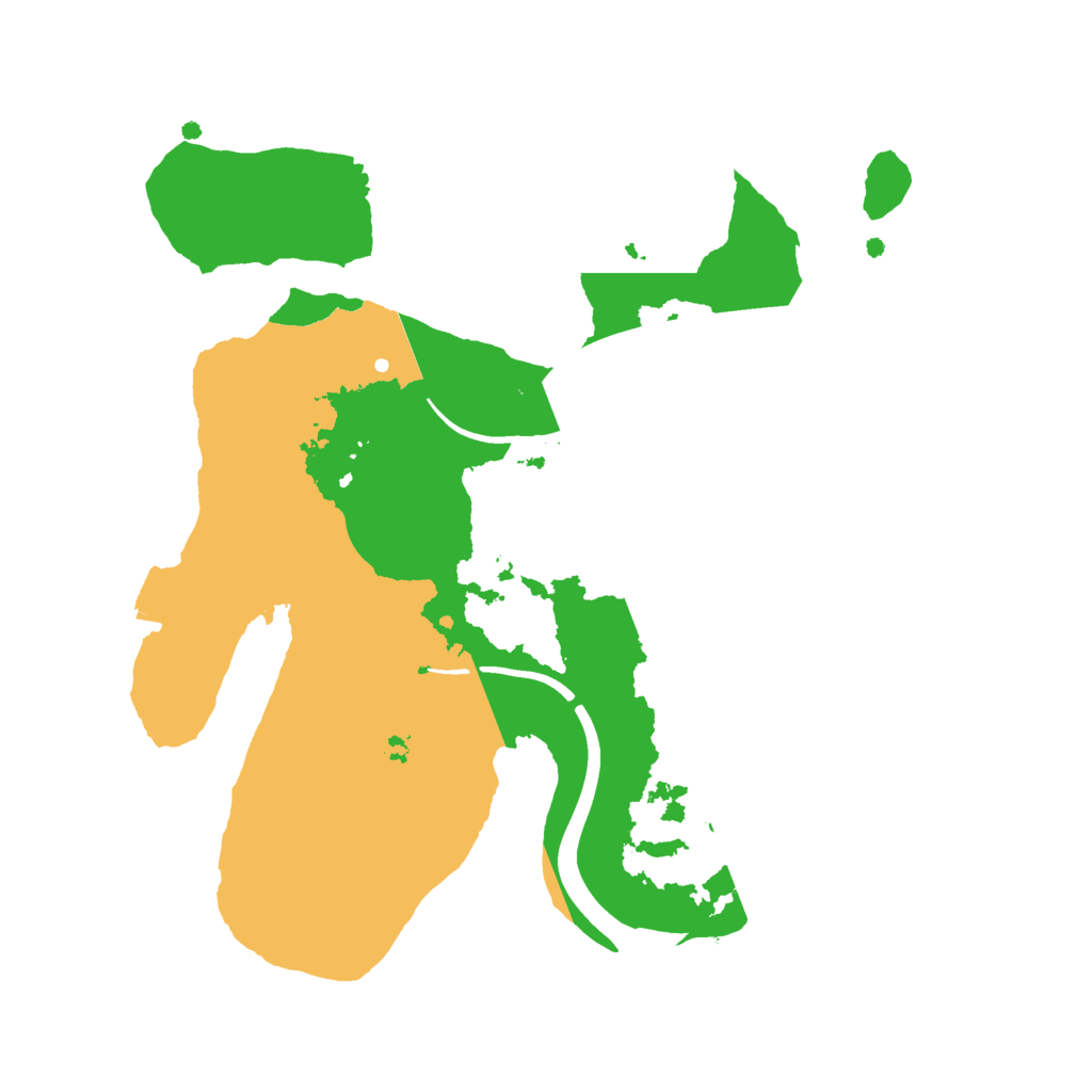 Biome Rust Map: Procedural Map, Size: 2300, Seed: 591522336