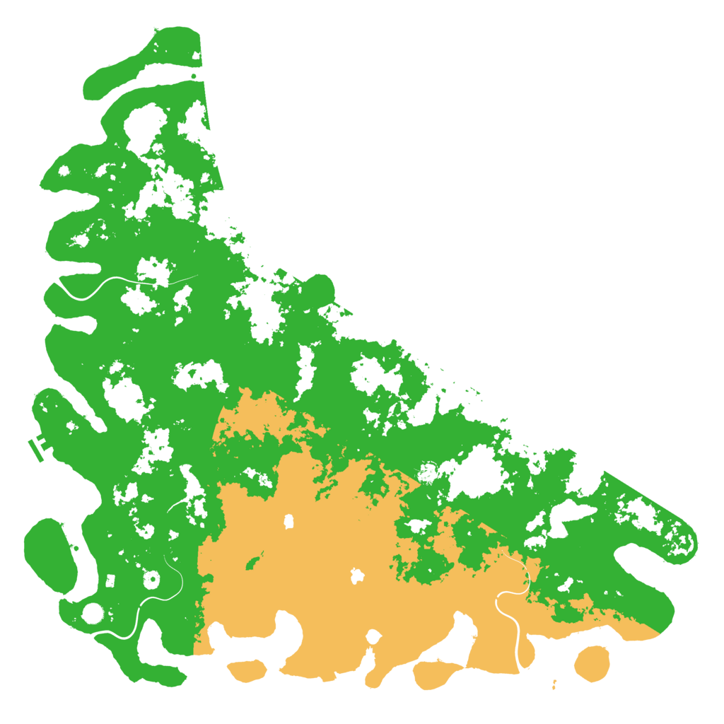 Biome Rust Map: Procedural Map, Size: 6000, Seed: 402698