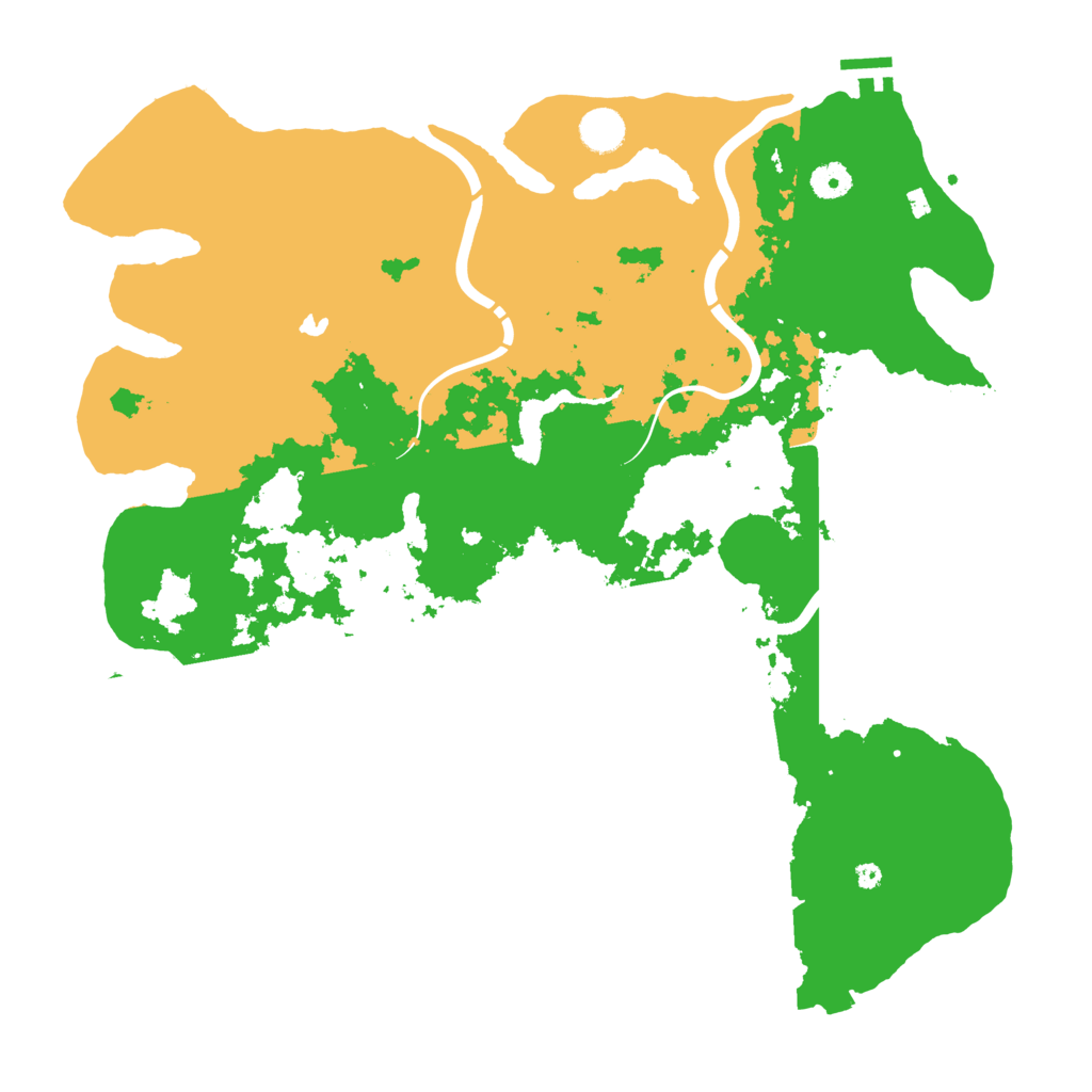 Biome Rust Map: Procedural Map, Size: 4264, Seed: 3843377