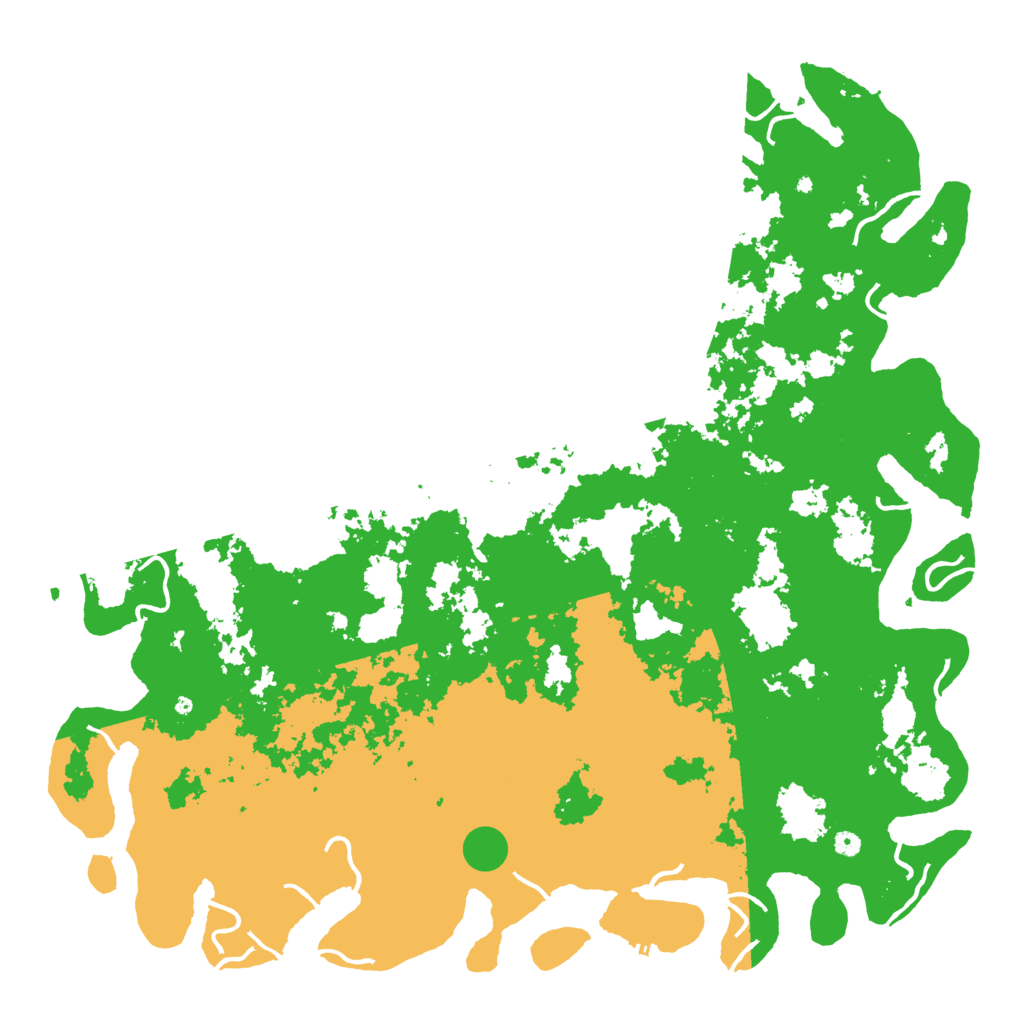 Biome Rust Map: Procedural Map, Size: 6000, Seed: 424025