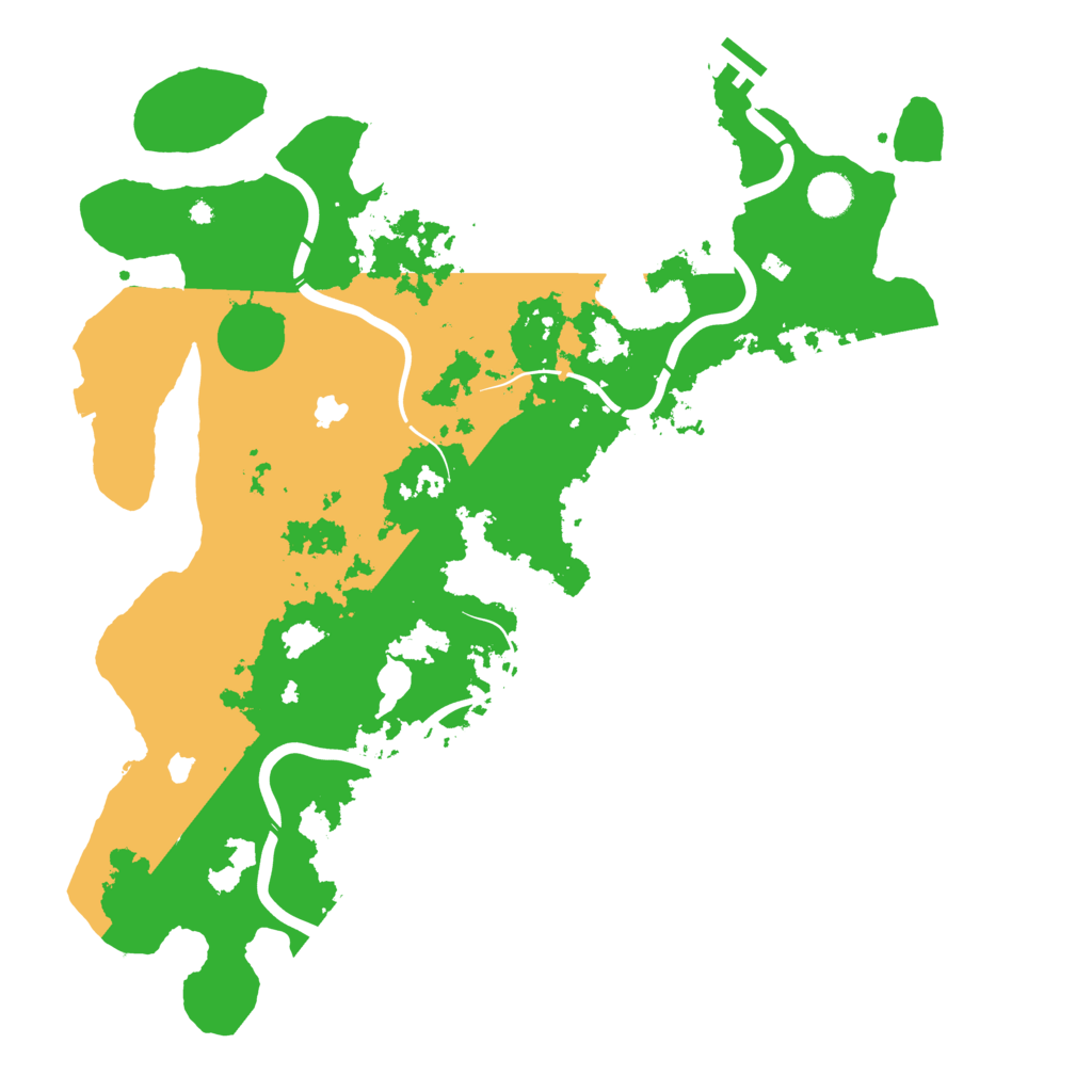 Biome Rust Map: Procedural Map, Size: 4300, Seed: 1049666604