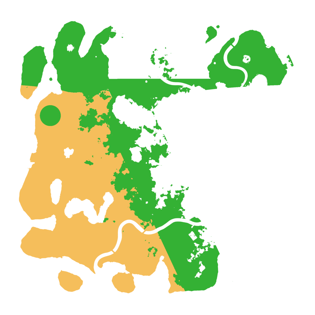 Biome Rust Map: Procedural Map, Size: 4000, Seed: 465416541