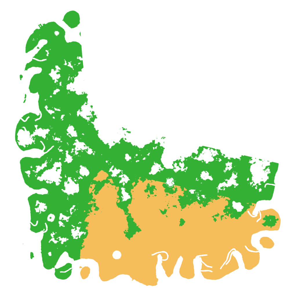 Biome Rust Map: Procedural Map, Size: 6000, Seed: 740800