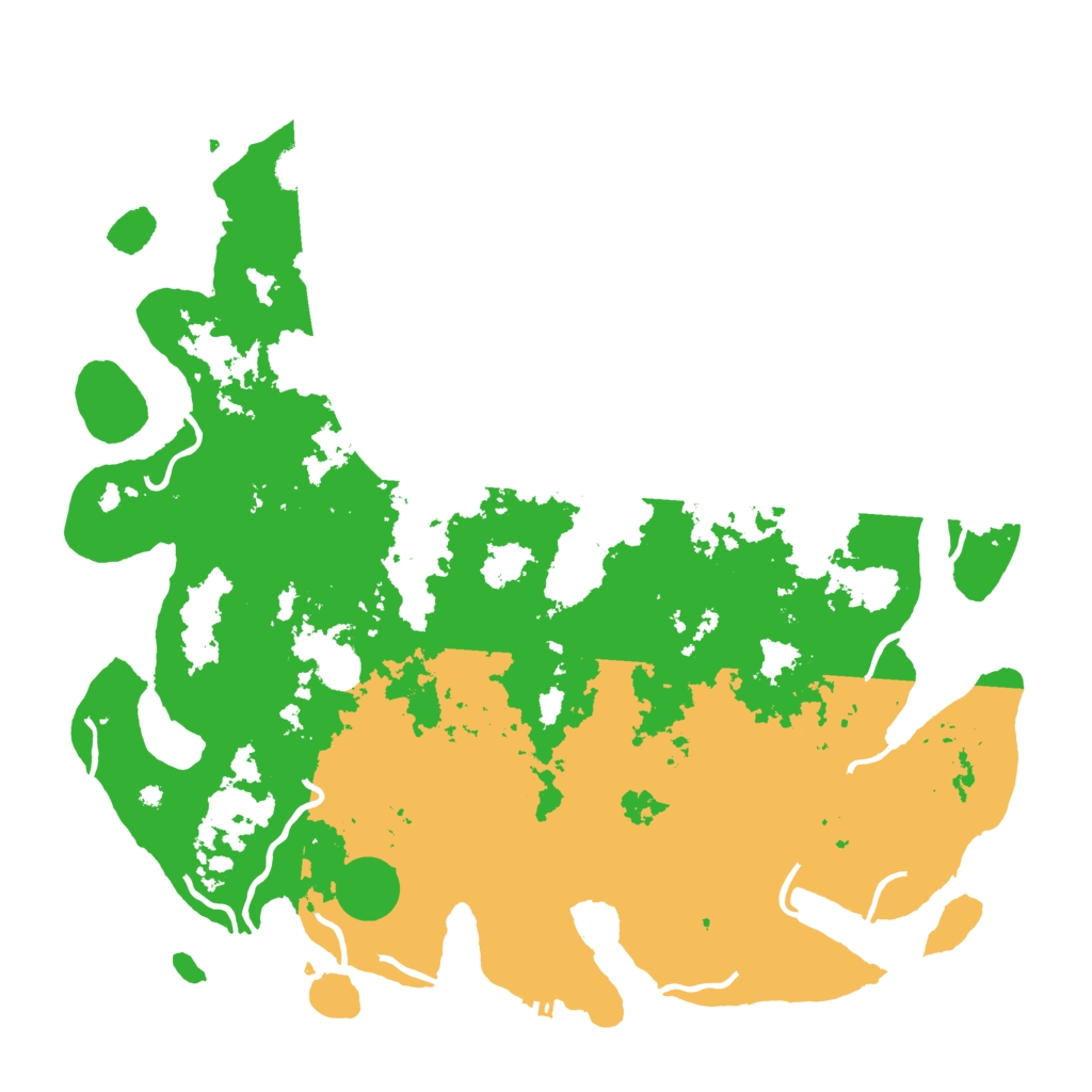 Biome Rust Map: Procedural Map, Size: 4500, Seed: 954045