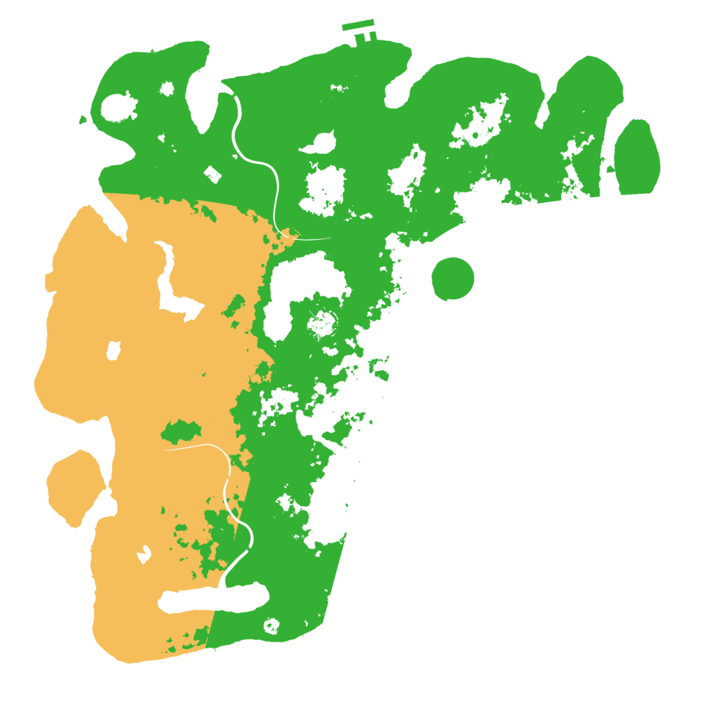 Biome Rust Map: Procedural Map, Size: 4500, Seed: 1722619959