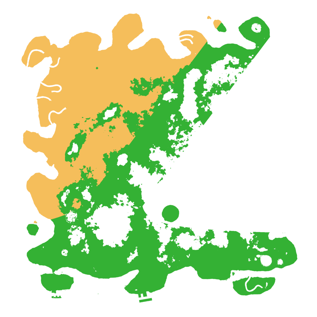 Biome Rust Map: Procedural Map, Size: 5000, Seed: 29452