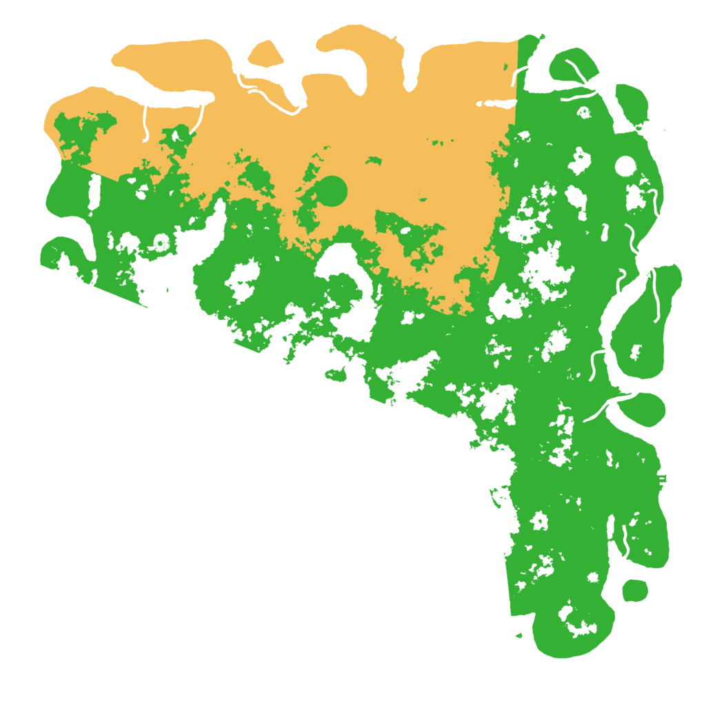 Biome Rust Map: Procedural Map, Size: 6000, Seed: 182730
