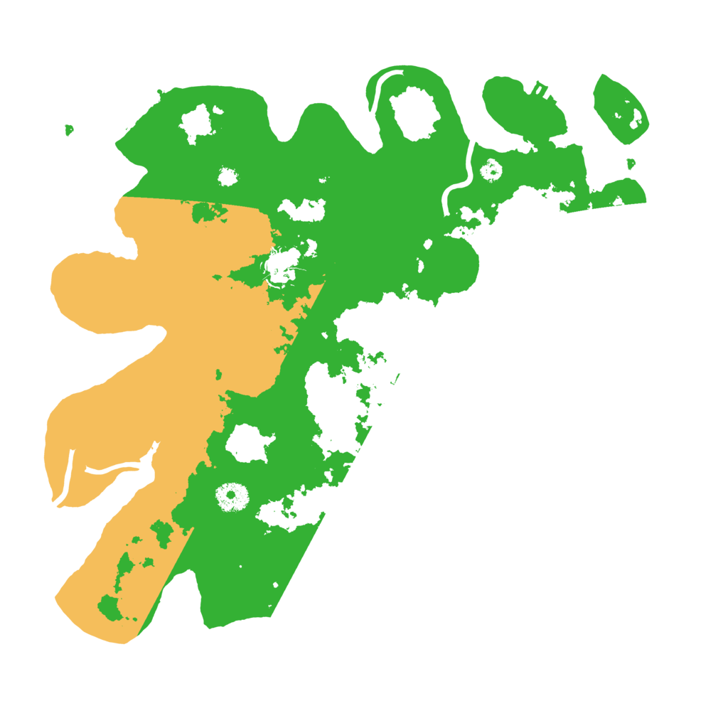 Biome Rust Map: Procedural Map, Size: 3500, Seed: 612130508