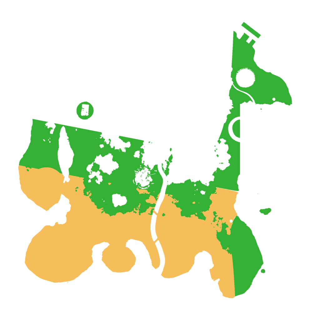 Biome Rust Map: Procedural Map, Size: 3000, Seed: 2080482036