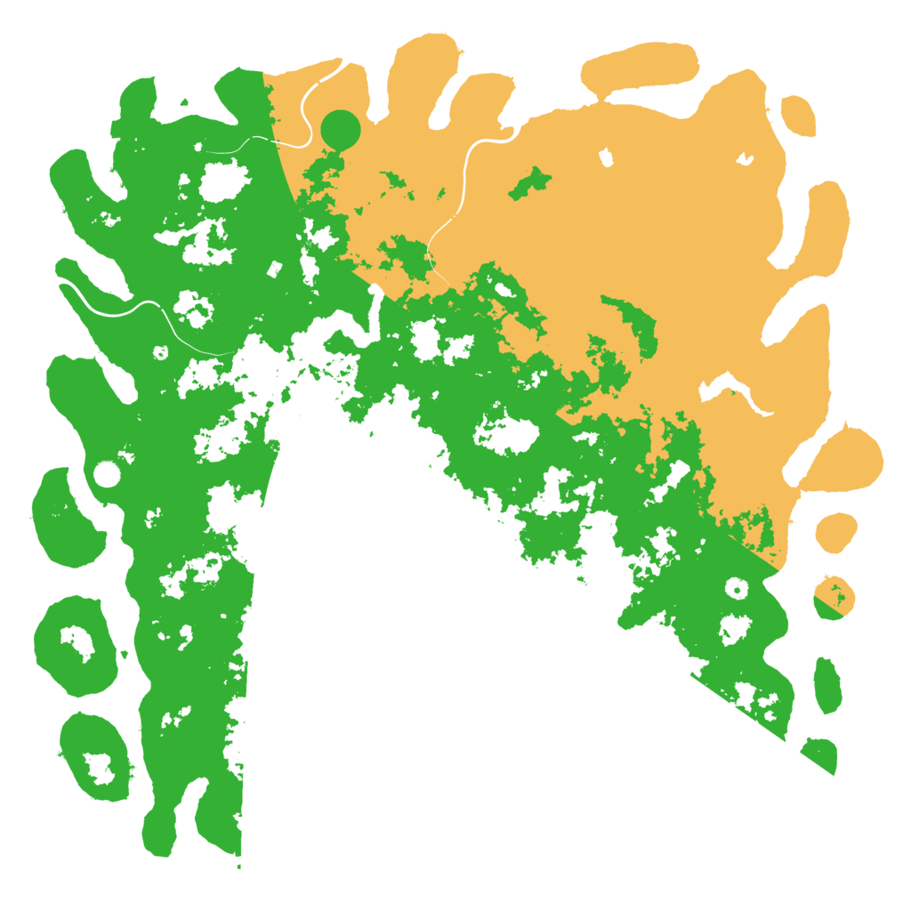 Biome Rust Map: Procedural Map, Size: 6000, Seed: 230826