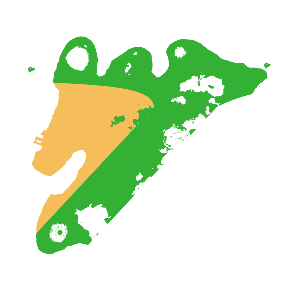 Biome Rust Map: Procedural Map, Size: 2500, Seed: 567952922