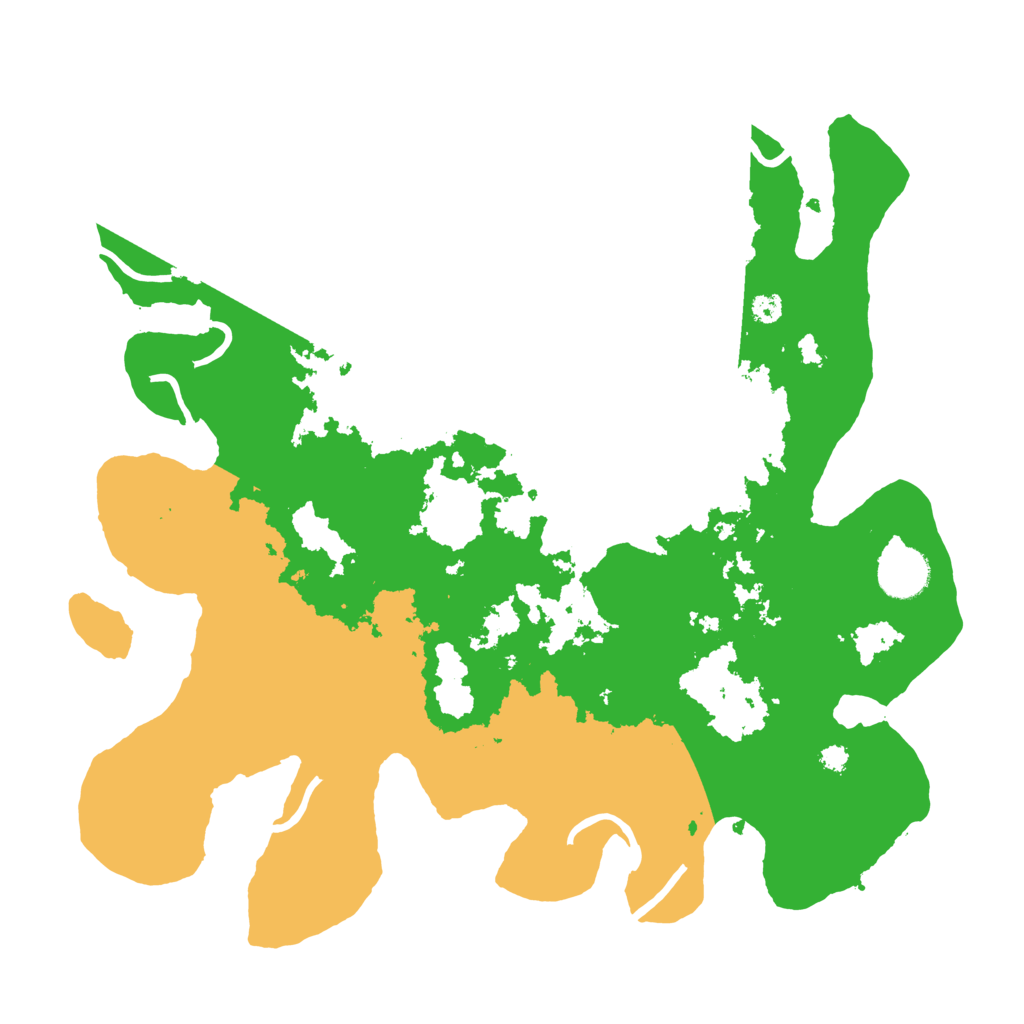 Biome Rust Map: Procedural Map, Size: 3500, Seed: 518664