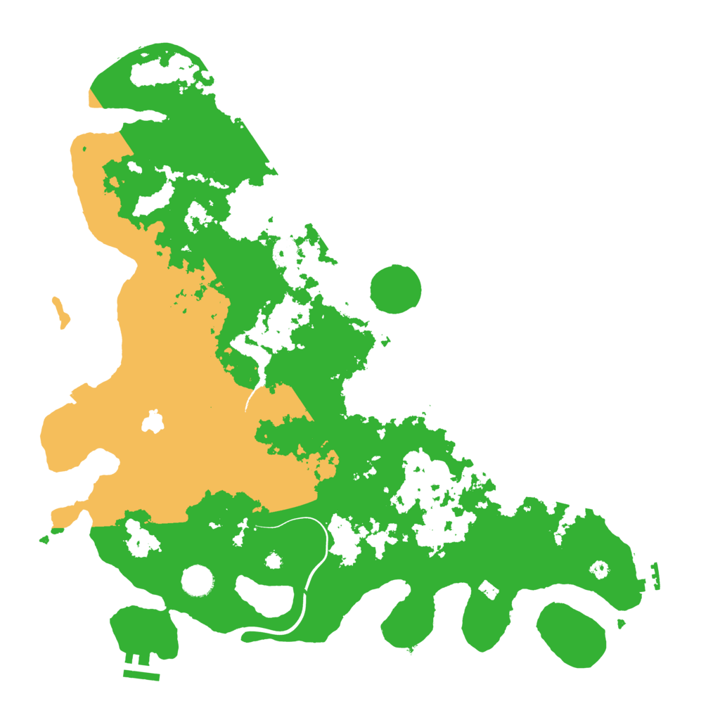 Biome Rust Map: Procedural Map, Size: 4000, Seed: 243672722
