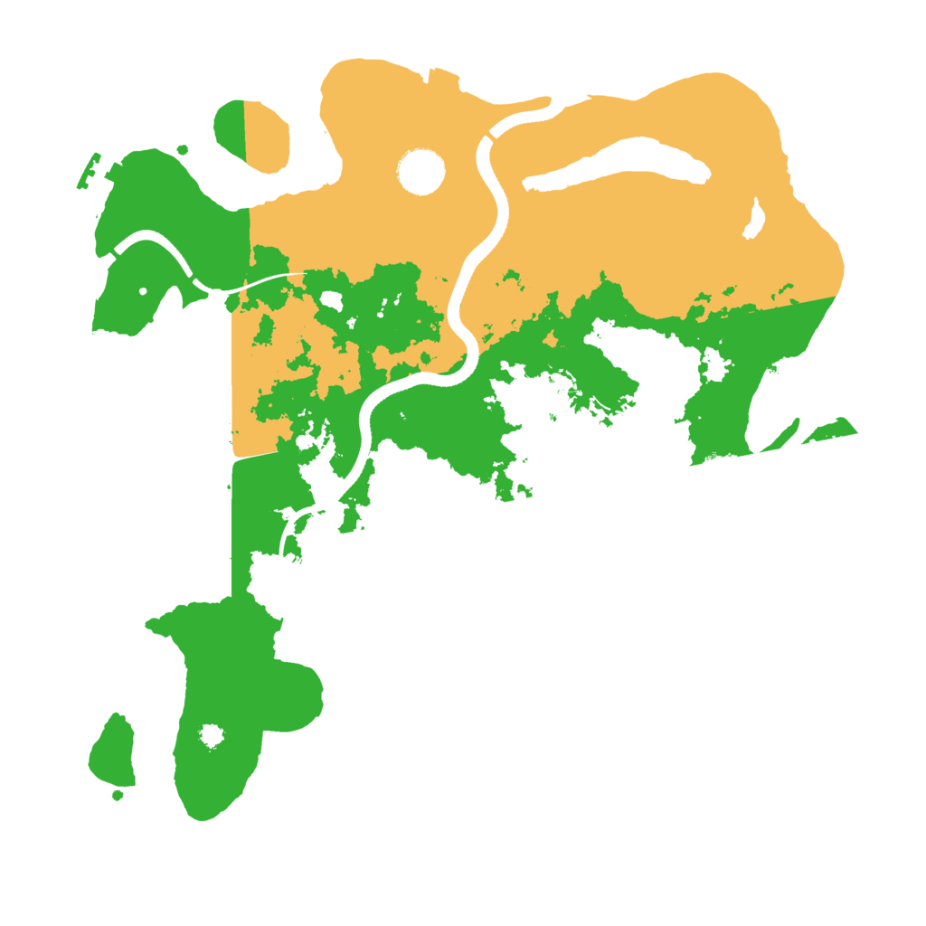 Biome Rust Map: Procedural Map, Size: 3500, Seed: 1176485066