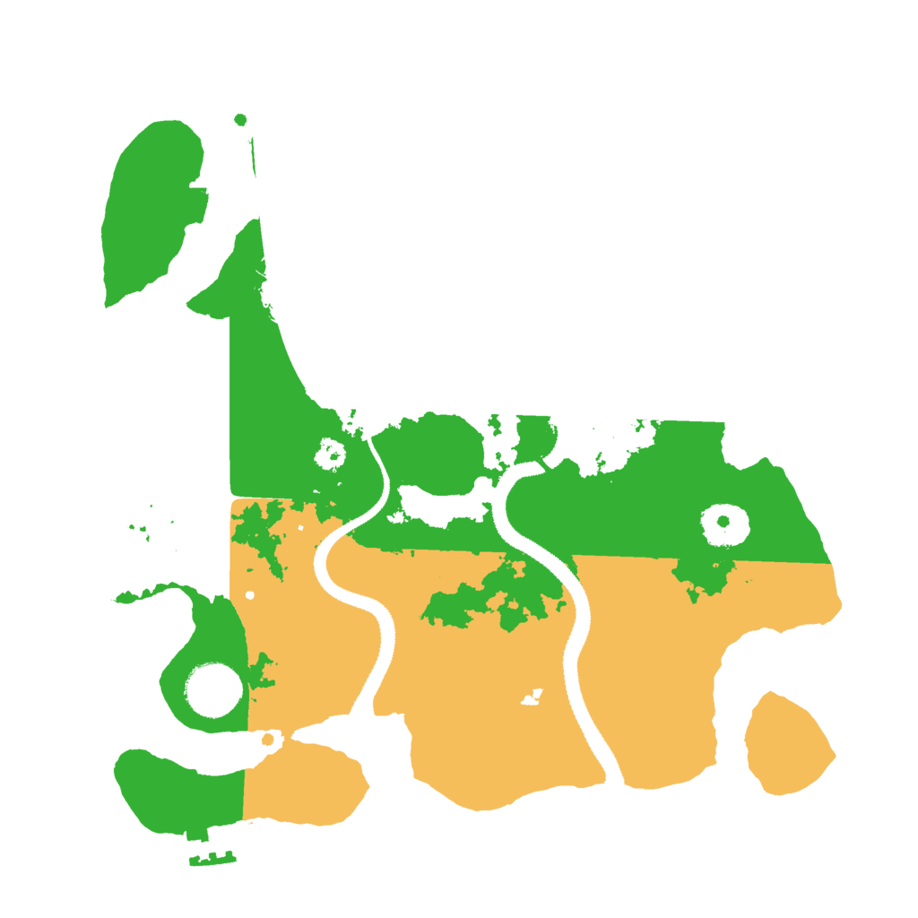 Biome Rust Map: Procedural Map, Size: 3000, Seed: 439750419
