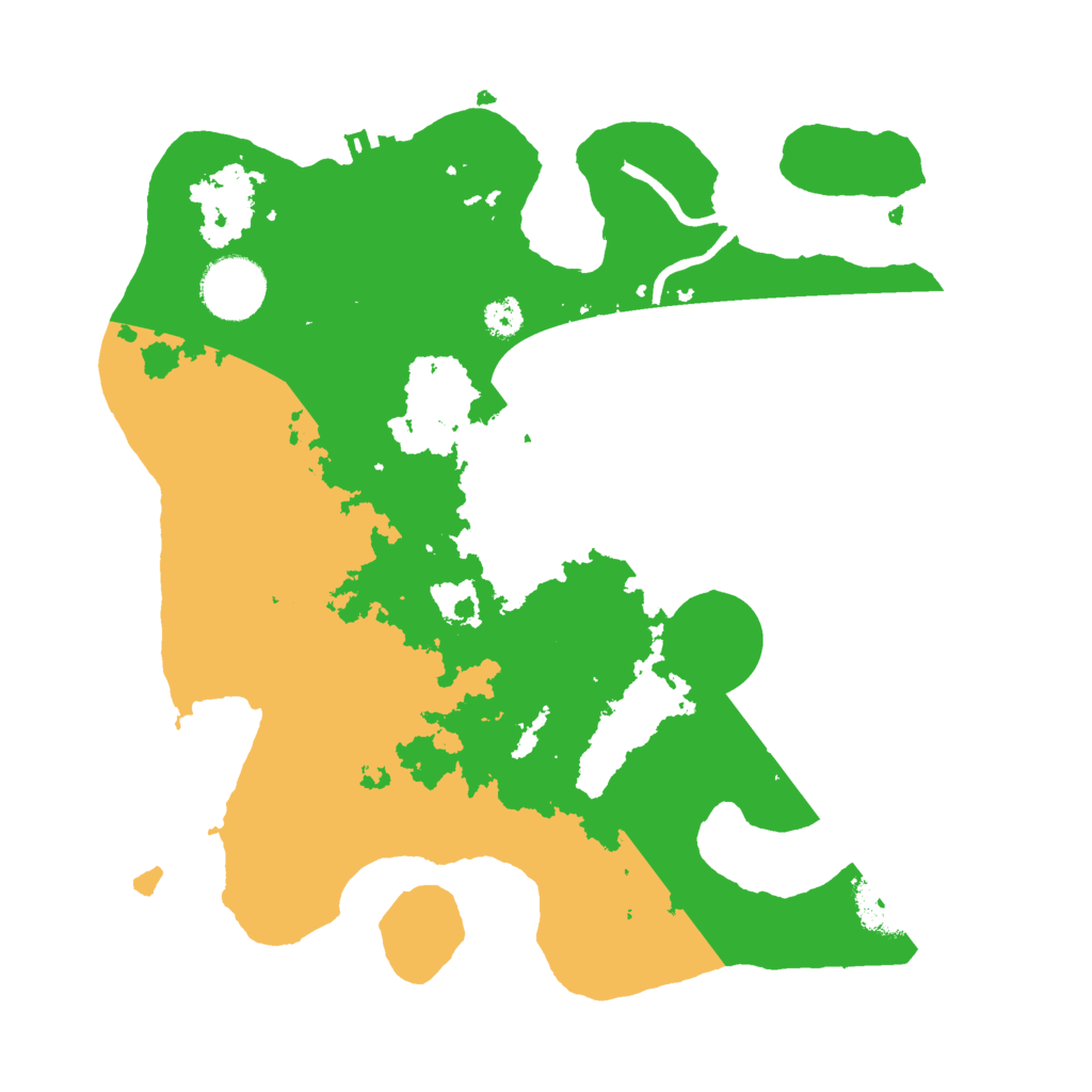 Biome Rust Map: Procedural Map, Size: 3000, Seed: 1592589794