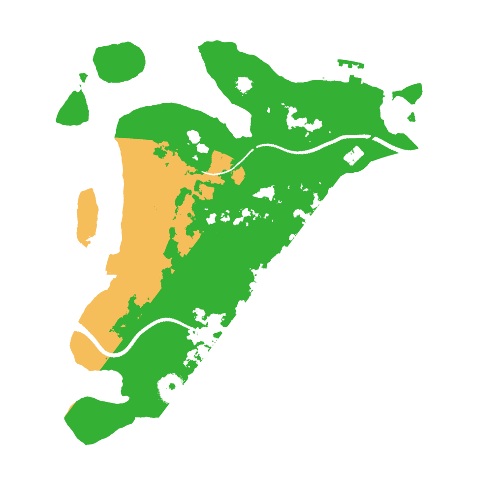 Biome Rust Map: Procedural Map, Size: 2850, Seed: 300057