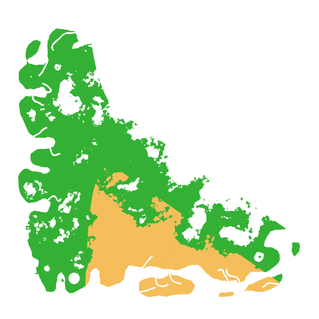Biome Rust Map: Procedural Map, Size: 5000, Seed: 54168