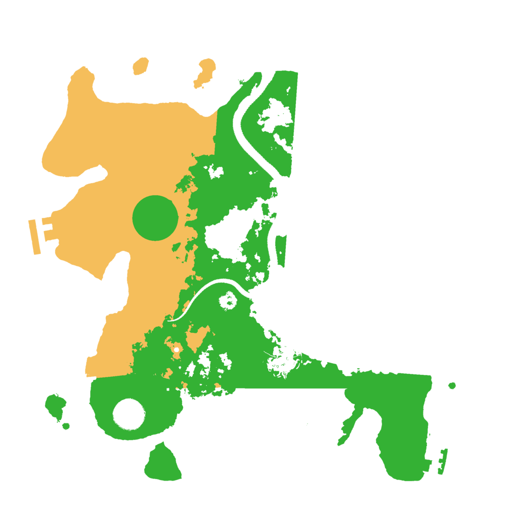 Biome Rust Map: Procedural Map, Size: 3000, Seed: 1942918900