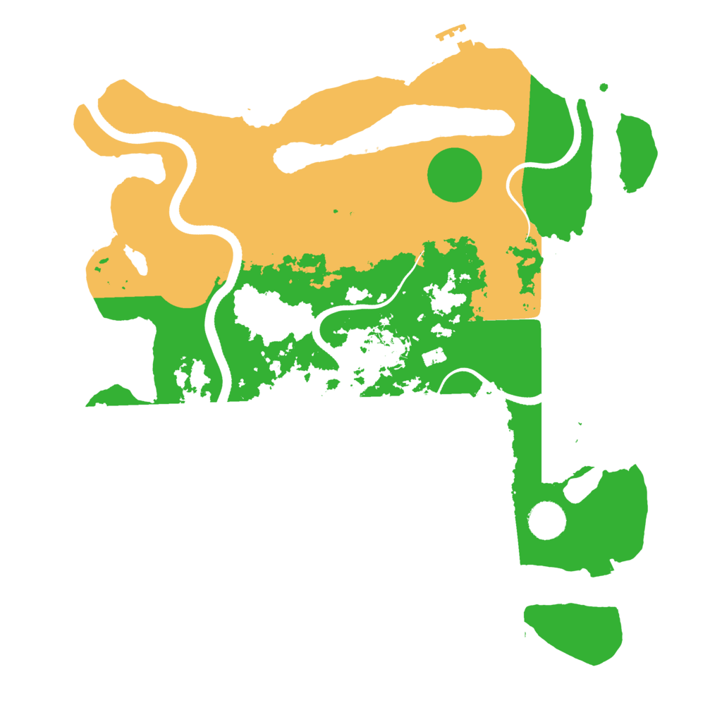 Biome Rust Map: Procedural Map, Size: 3500, Seed: 730992066