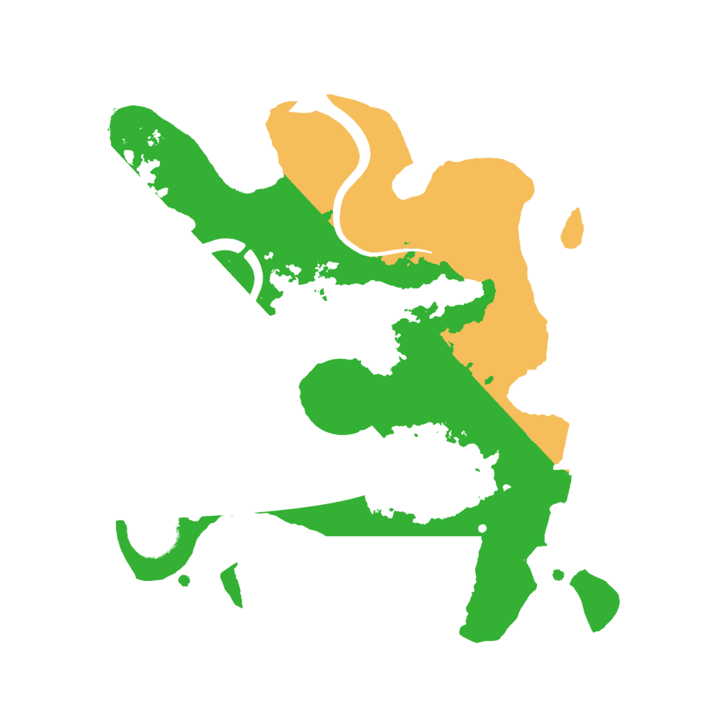 Biome Rust Map: Procedural Map, Size: 2500, Seed: 1445014417
