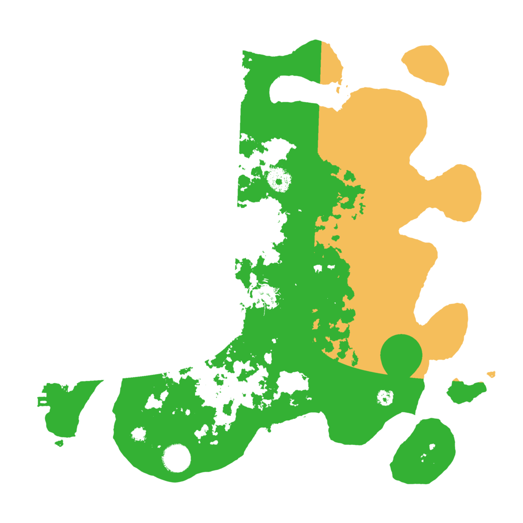 Biome Rust Map: Procedural Map, Size: 3300, Seed: 53222