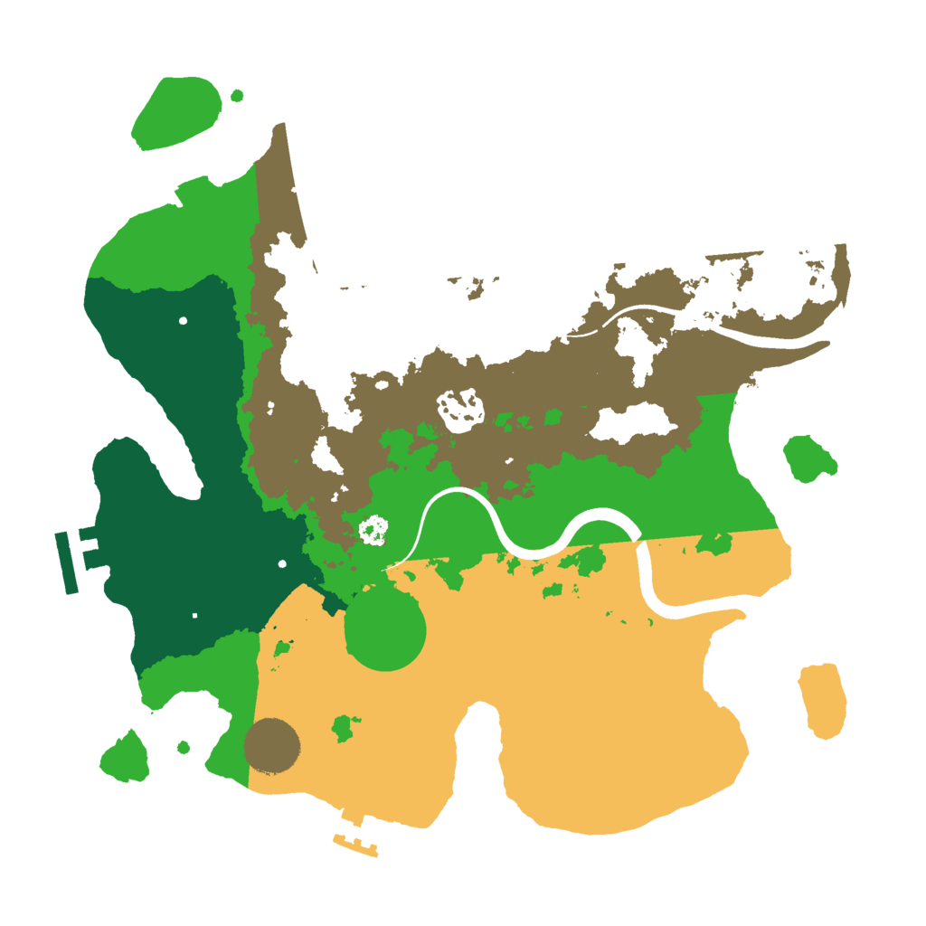 Biome Rust Map: Procedural Map, Size: 3000, Seed: 213310329