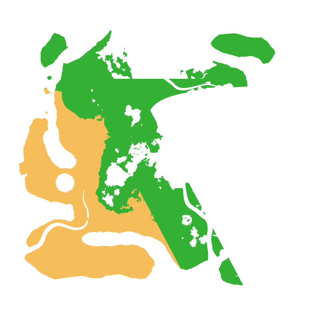 Biome Rust Map: Procedural Map, Size: 3000, Seed: 1111111111