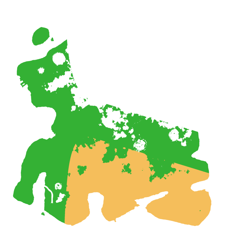 Biome Rust Map: Procedural Map, Size: 3500, Seed: 9402259