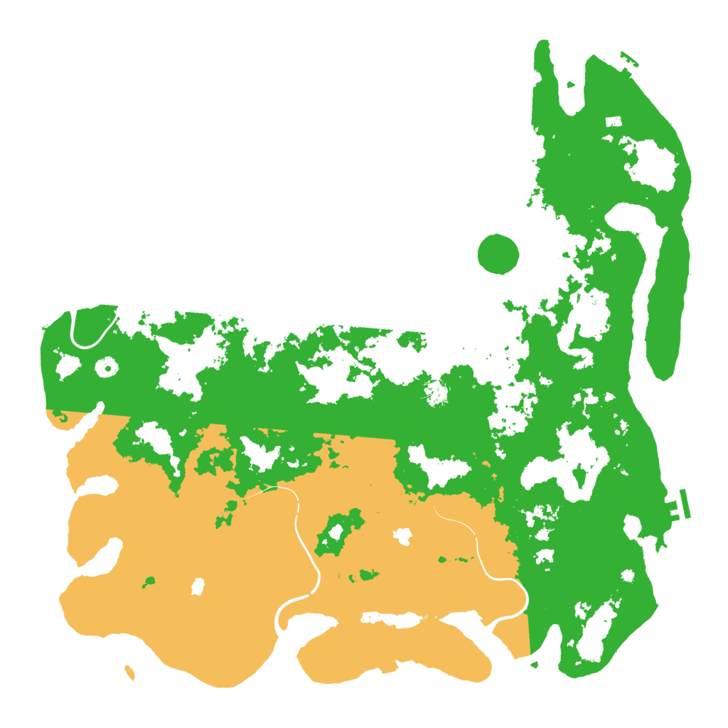 Biome Rust Map: Procedural Map, Size: 5000, Seed: 14170