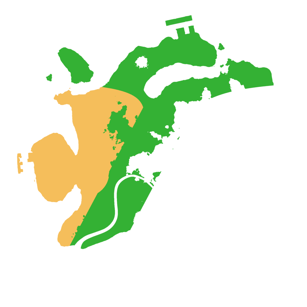 Biome Rust Map: Procedural Map, Size: 2323, Seed: 1958326734